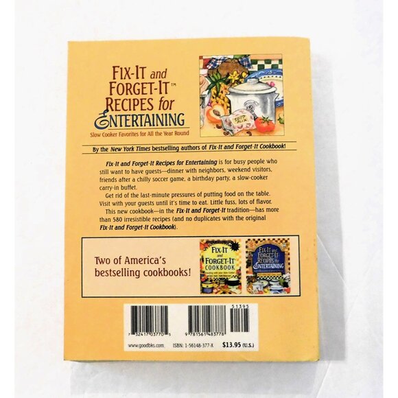 Fix it and Forget It Recipes for Entertaining by Phyllis Pellman Good 2002 PB - Picture 2 of 8